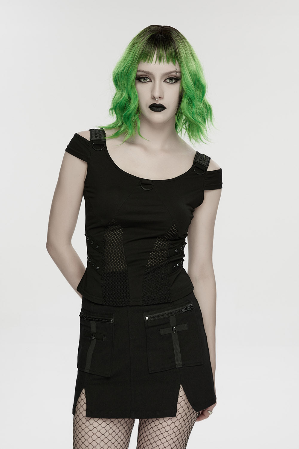 womens cold-shoulder top