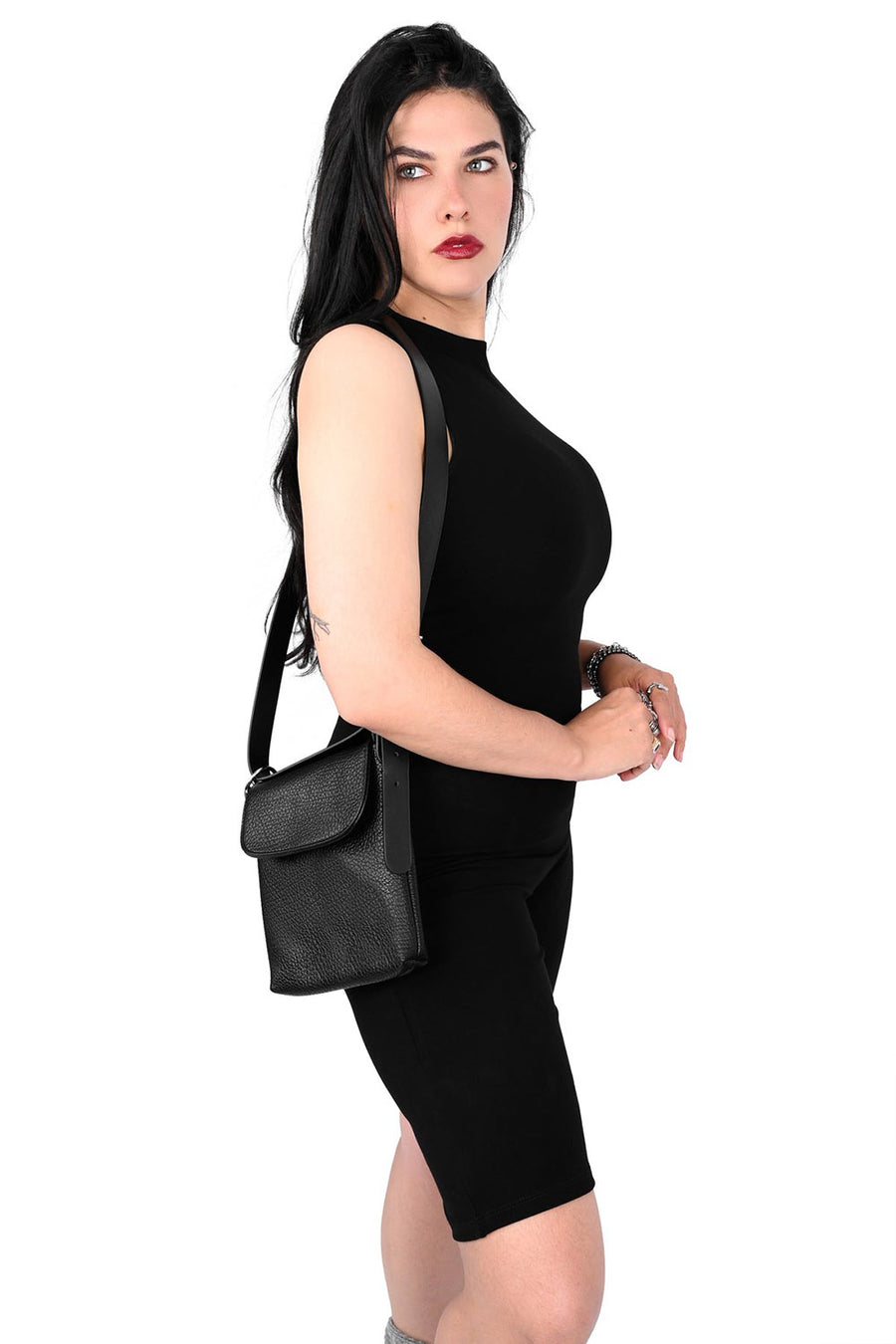 gothic harness with bags