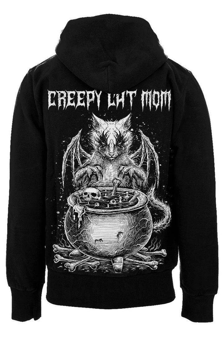 Conjuring Cat Hoodie [Zipper or Pullover] - mens outerwear - VampireFreaks - VampireFreaks