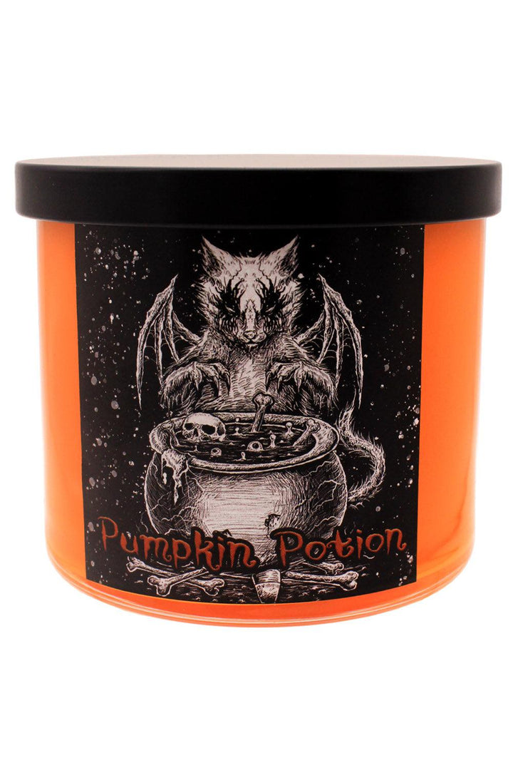 Conjuring Cat Pumpkin Potion Candle - housewares - VampireFreaks - VampireFreaks