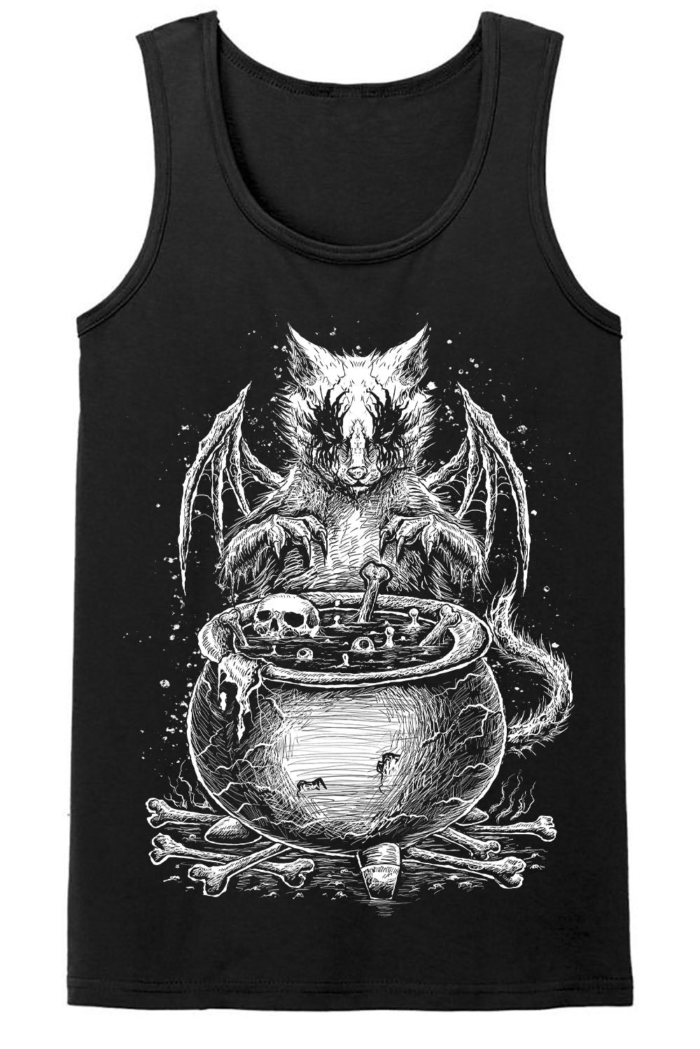 Conjuring Cat T-shirt - graphic t-shirt - VampireFreaks - VampireFreaks