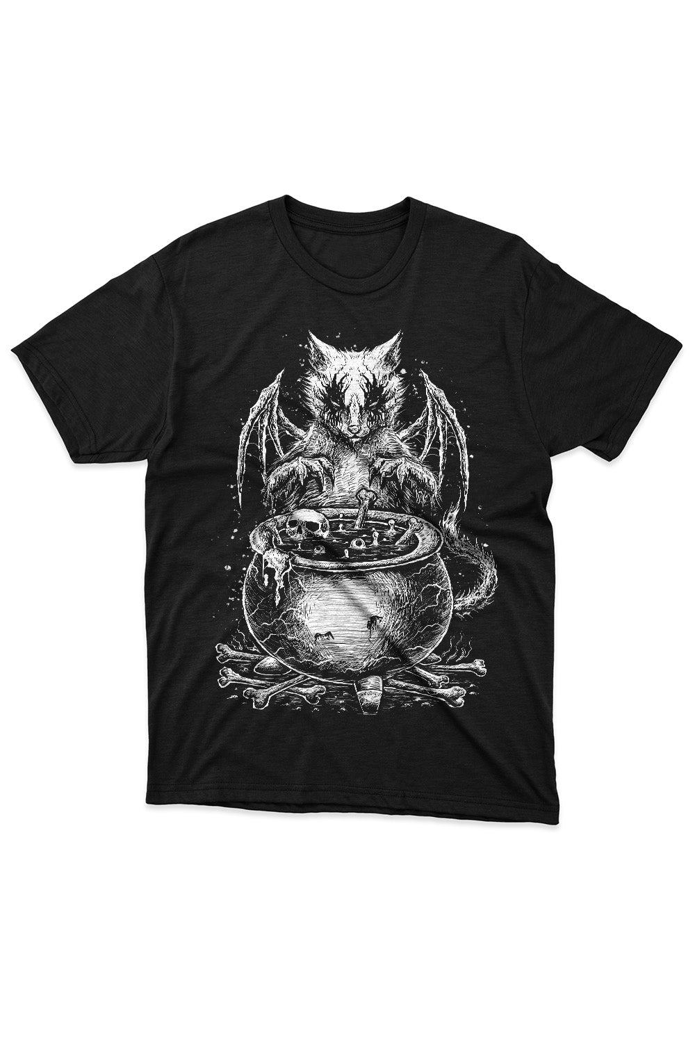 Conjuring Cat T-shirt - graphic t-shirt - VampireFreaks - VampireFreaks