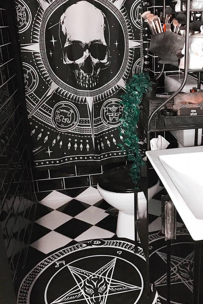 Conjuring Shower Curtain - housewares - VampireFreaks - Killstar