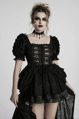 womens high low gothic dress