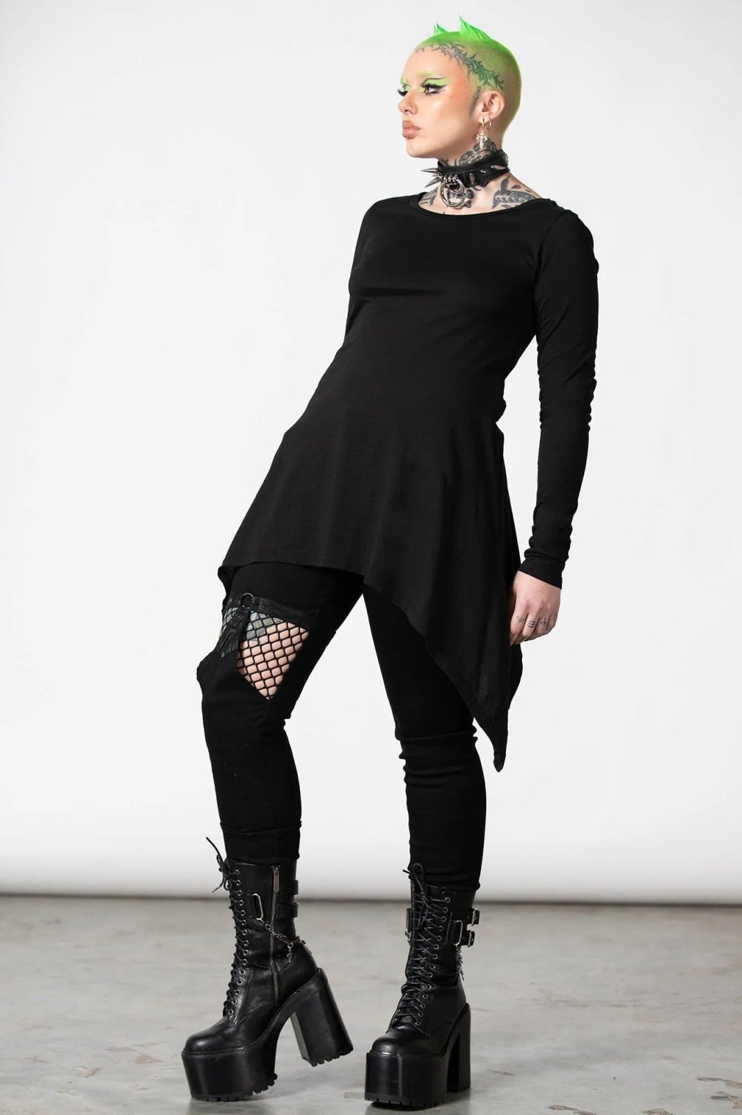 Cora Long Sleeve - womens tops - VampireFreaks - Killstar