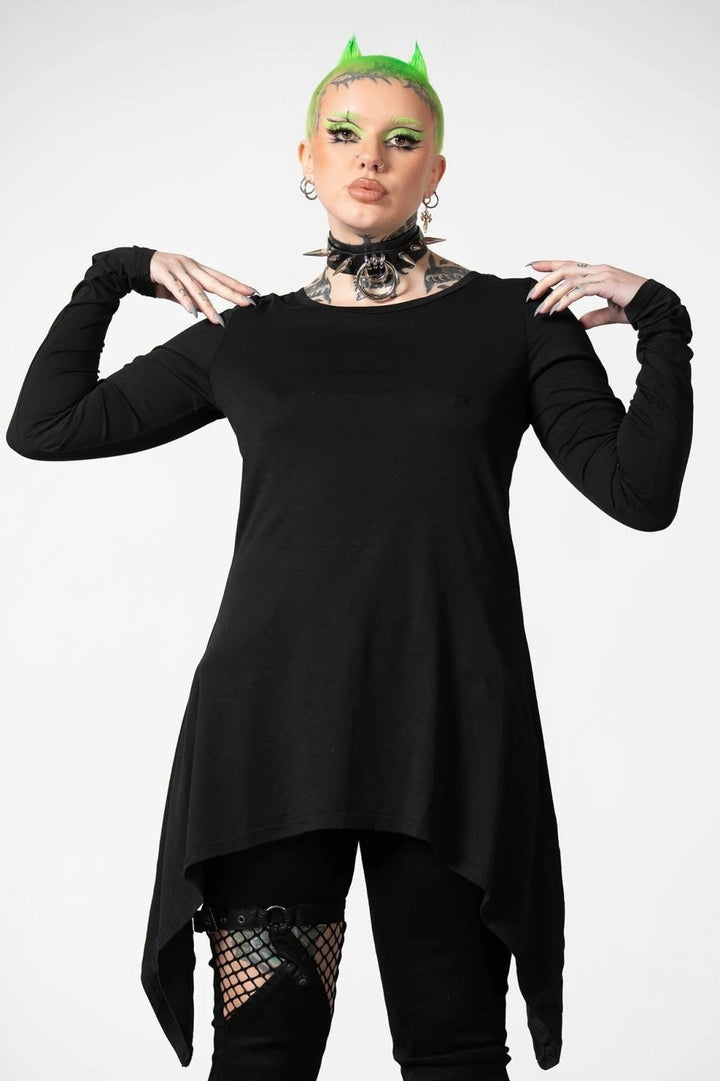 Cora Long Sleeve - womens tops - VampireFreaks - Killstar