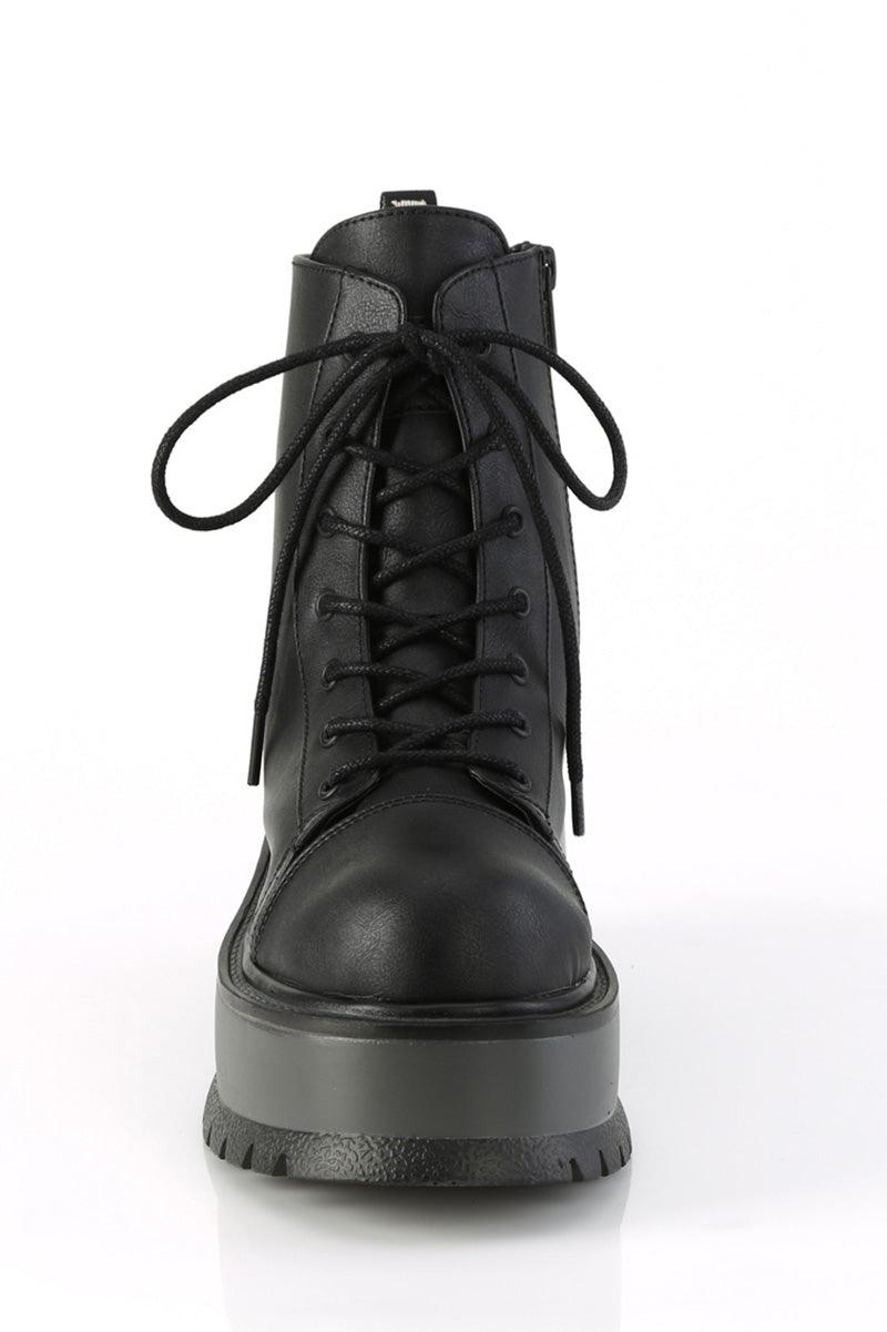 Corpse Commander Chunky Combat Boots [SLACKER - 55] - womens shoes - VampireFreaks - Demonia