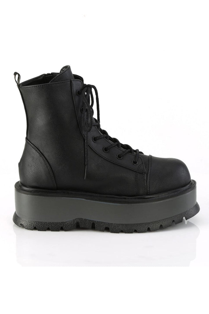 Corpse Commander Chunky Combat Boots [SLACKER - 55] - womens shoes - VampireFreaks - Demonia