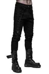 Corpse Division Distressed Pants - mens pants - VampireFreaks - Punk Rave