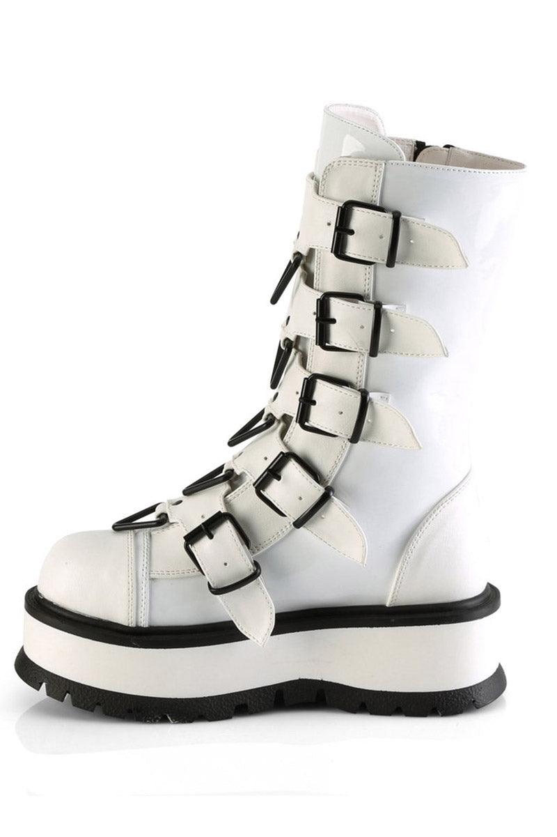 Corpse Paint Platforms [Slacker - 160 Boots] - womens shoes - VampireFreaks - Demonia