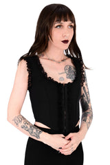 romantic gothic corset bodice top