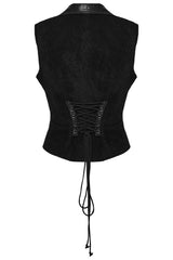 back view of punk rave womens punk vest