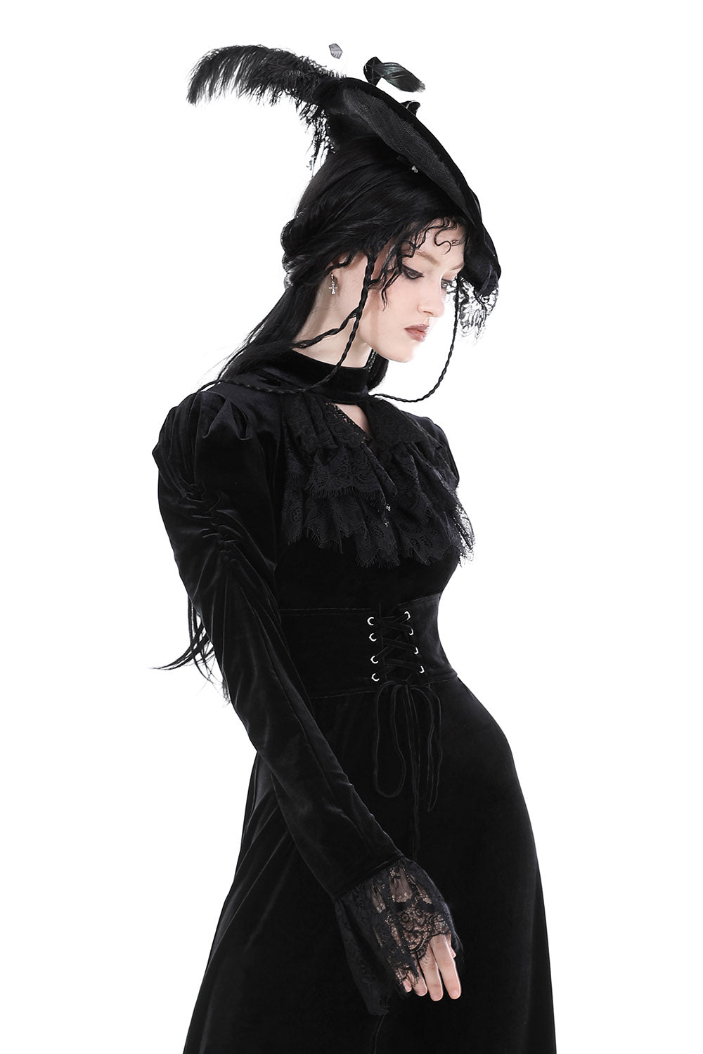 womens gothic old fashioned dress