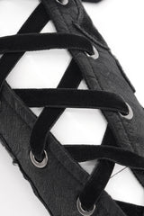embroidered corset gloves