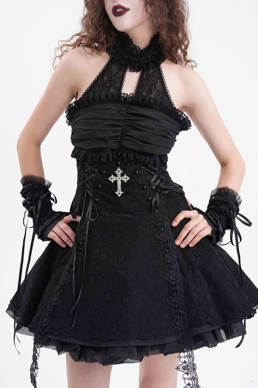 Haunted One Halter Dress