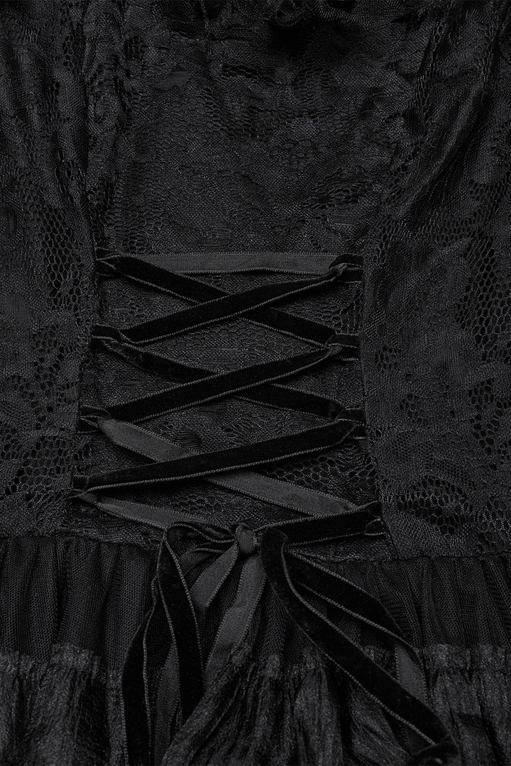 Victorian Gloom Layered Lace Dress
