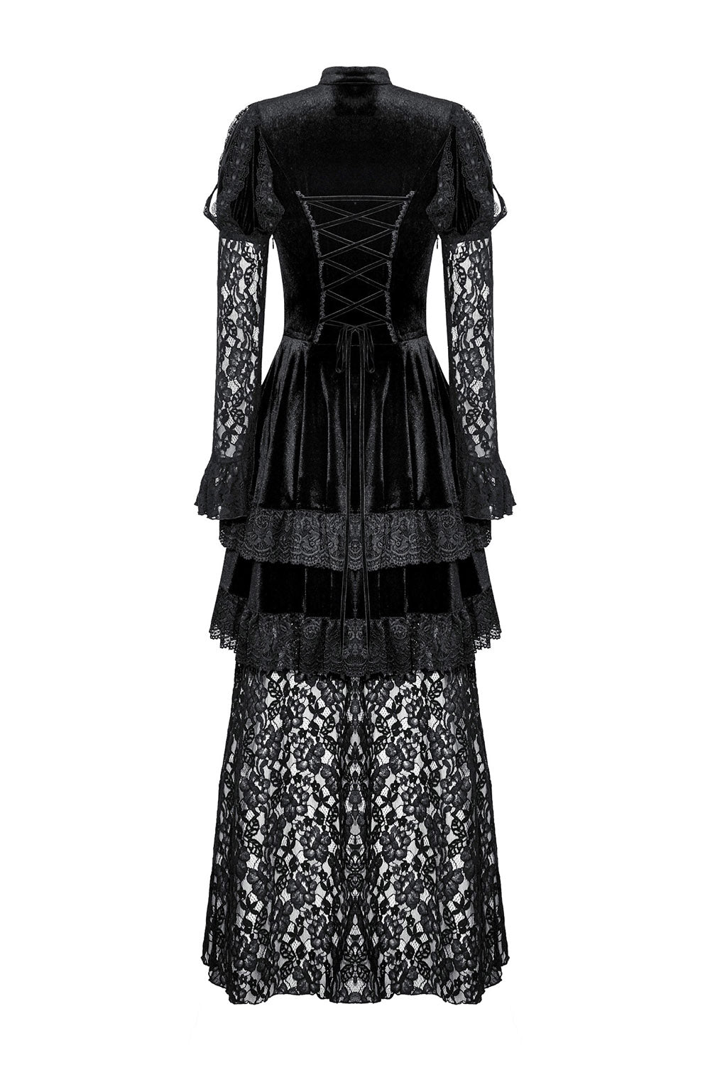 dark royalcore corset dress