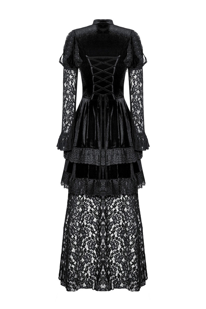 dark royalcore corset dress