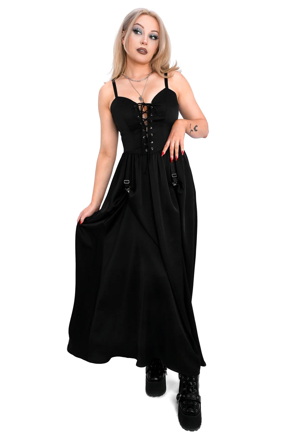 gothic corset dress