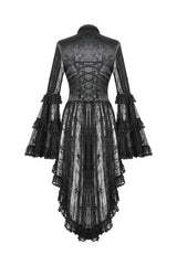 lace trumpet sleeve corset jacket