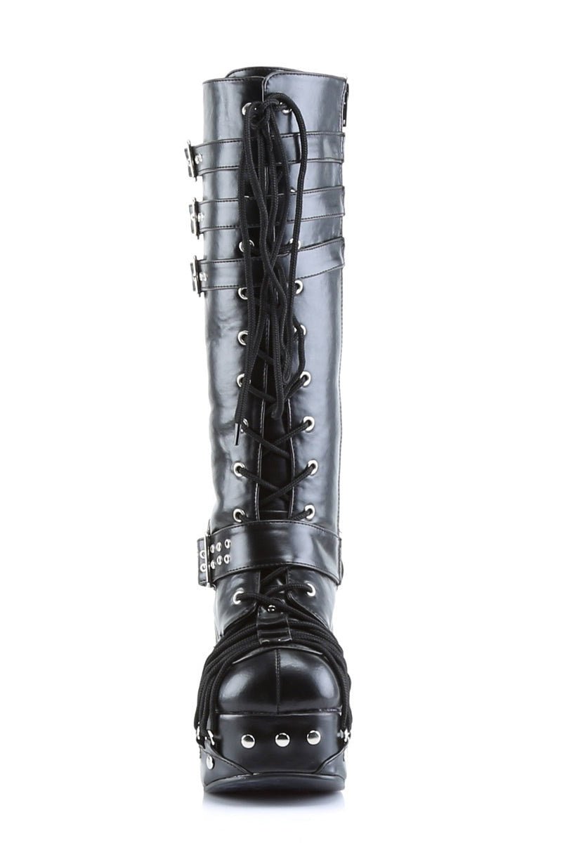 Punk knee high boots online