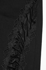 punk rave lace-up pants