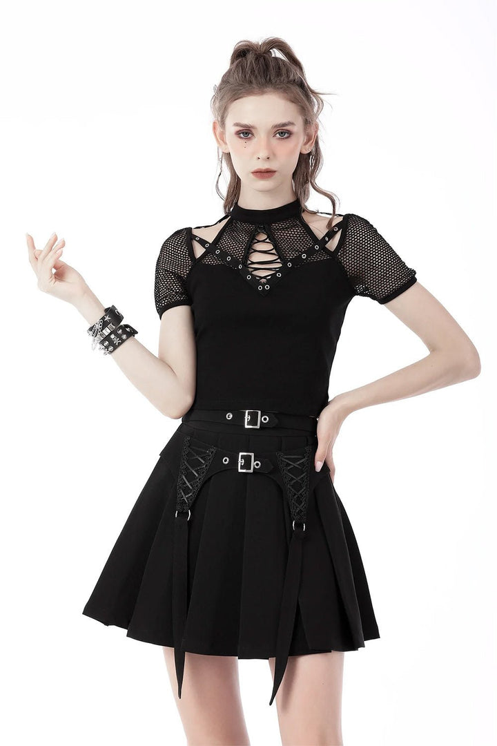 Corset Pleated Skirt - skirts - VampireFreaks - Dark In Love