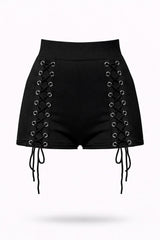 plus size womens emo shorts by groovy things