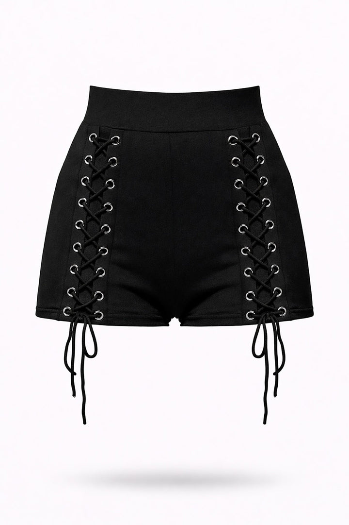 plus size womens emo shorts by groovy things
