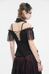 lacey off shoulder blouse