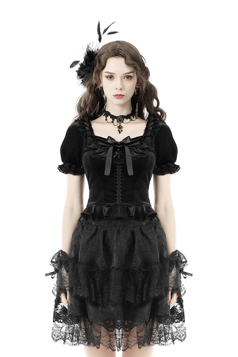 womens gothic crop top by dark in love
