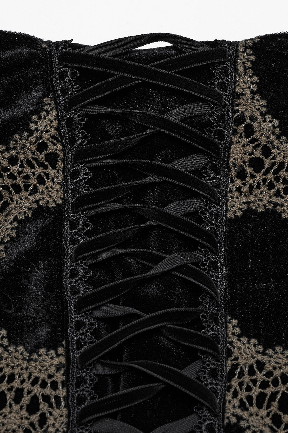 vintage inspired laced whimsigoth skirt 