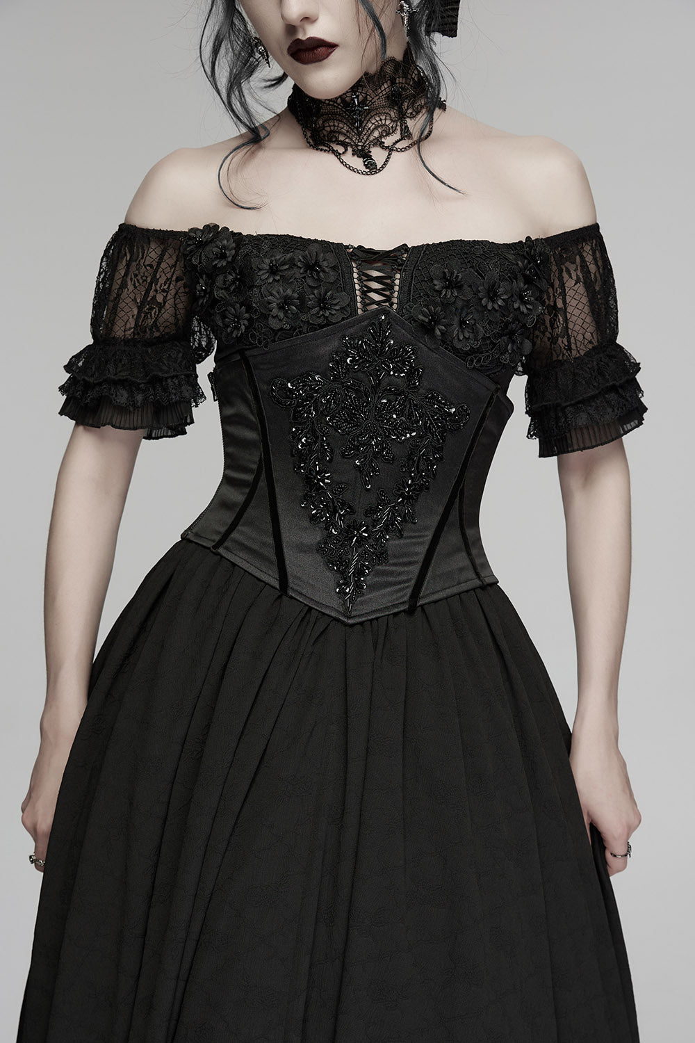 womens underbust satin corset