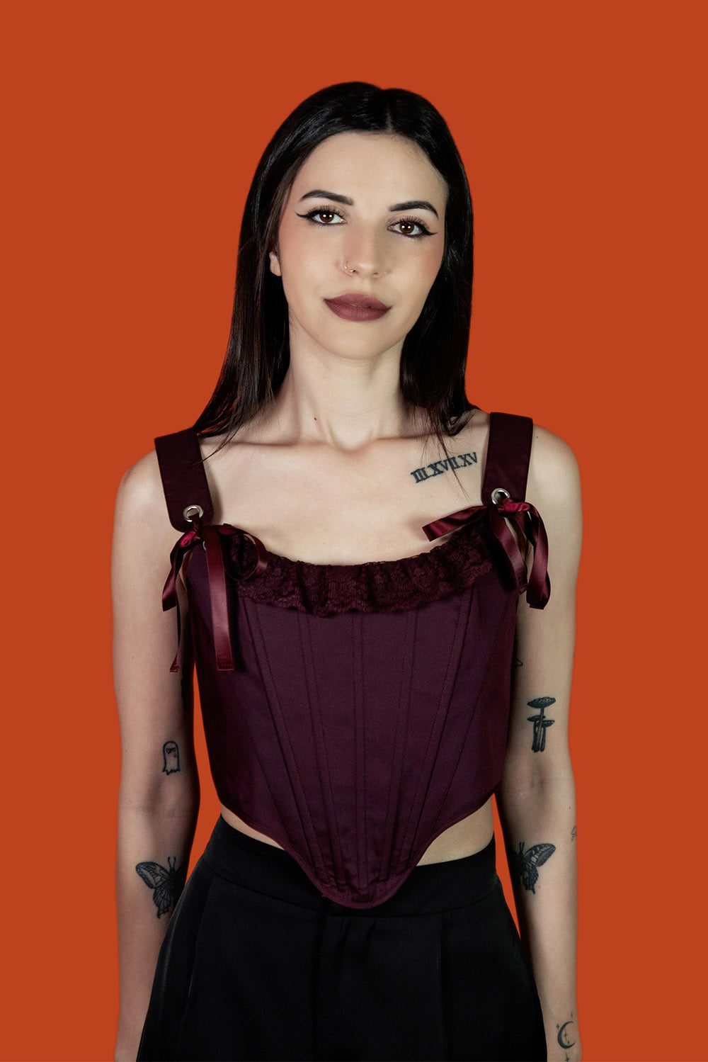 womens corset top with boning 