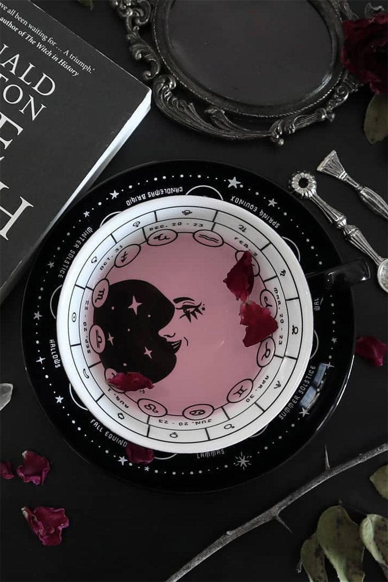 Cosmic Tea Cup & Saucer - housewares - VampireFreaks - Killstar