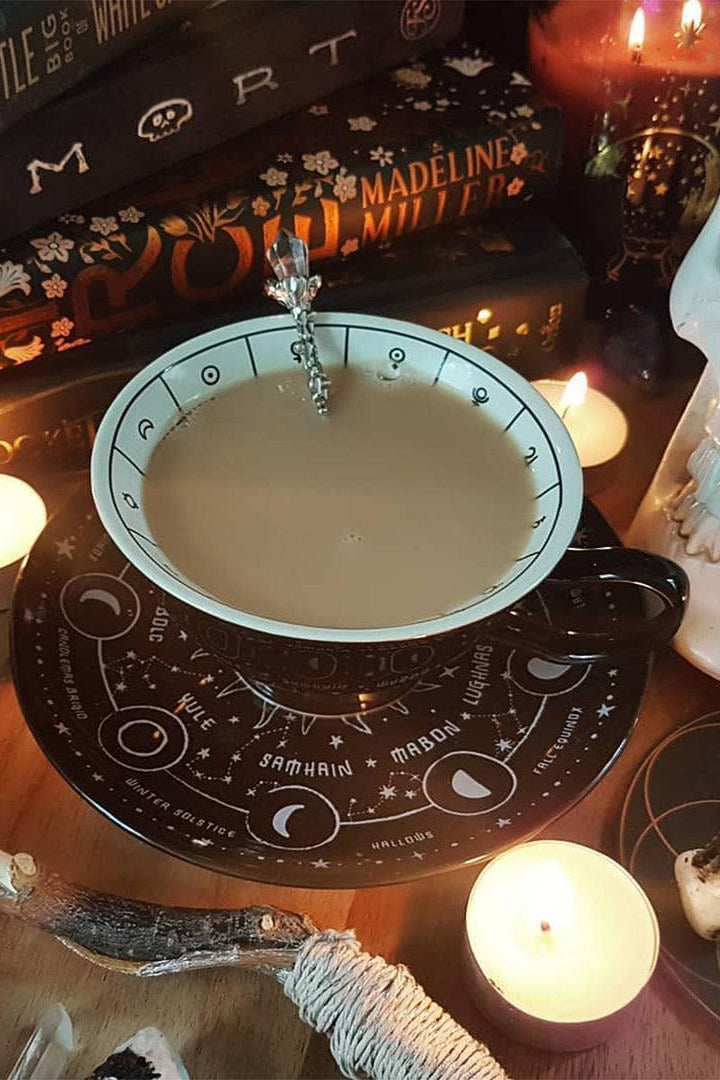 Cosmic Tea Cup & Saucer - housewares - VampireFreaks - Killstar