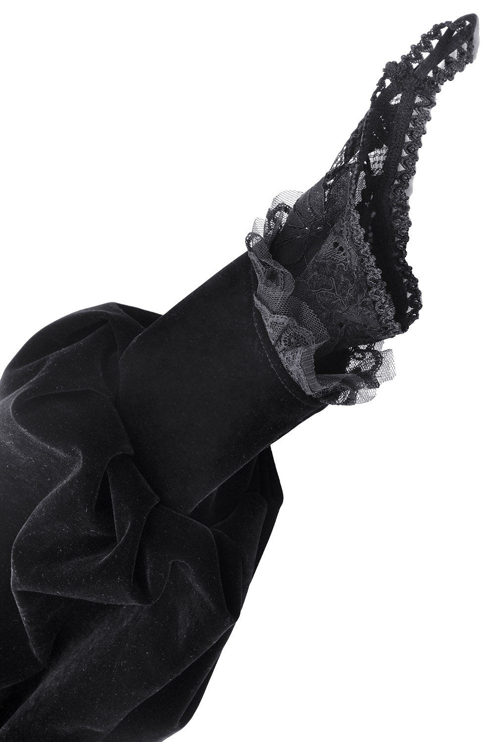 gothic shrug with gloves attached