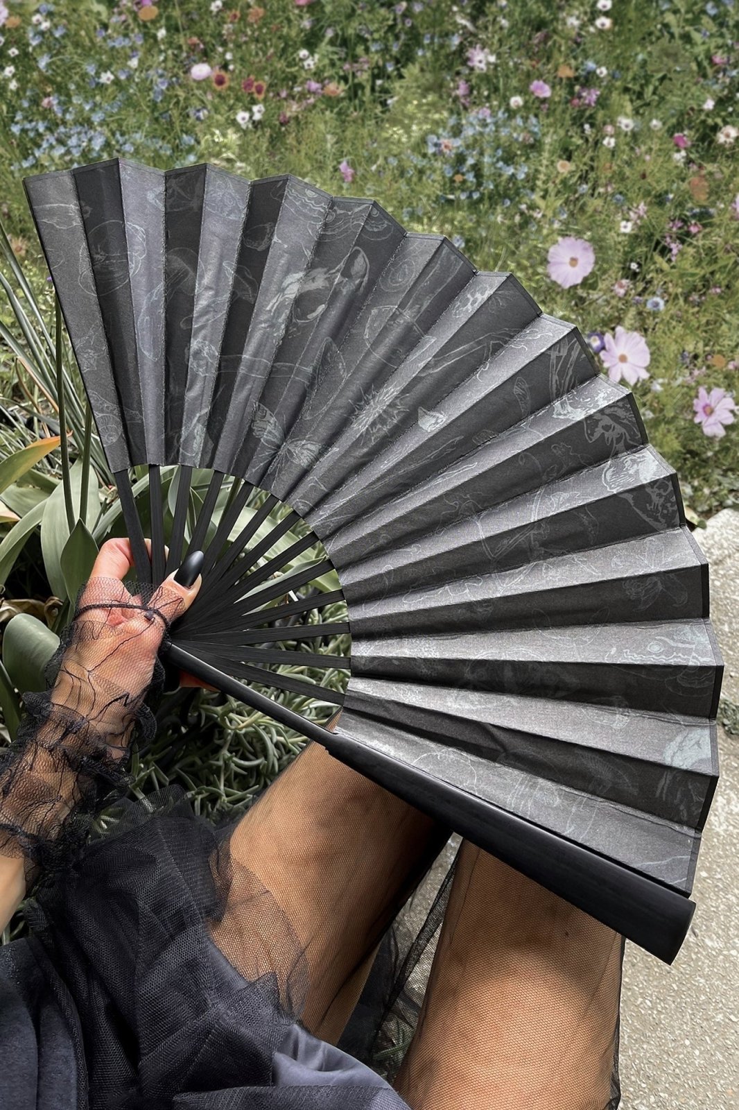 Cottage Core Hand Held Fan - umbrellas - VampireFreaks - Killstar