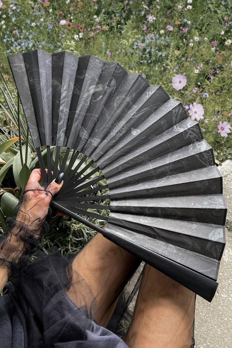 Cottage Core Hand Held Fan - umbrellas - VampireFreaks - Killstar