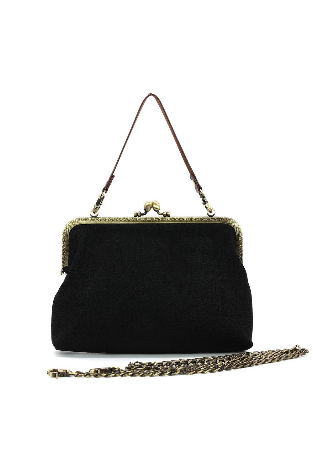 vintage goth inspired dark cottagecore butterfly purse handbag 