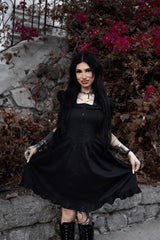 vintage gothic mini dress