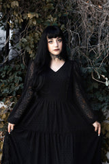 lively ghosts balloon sleeve dress