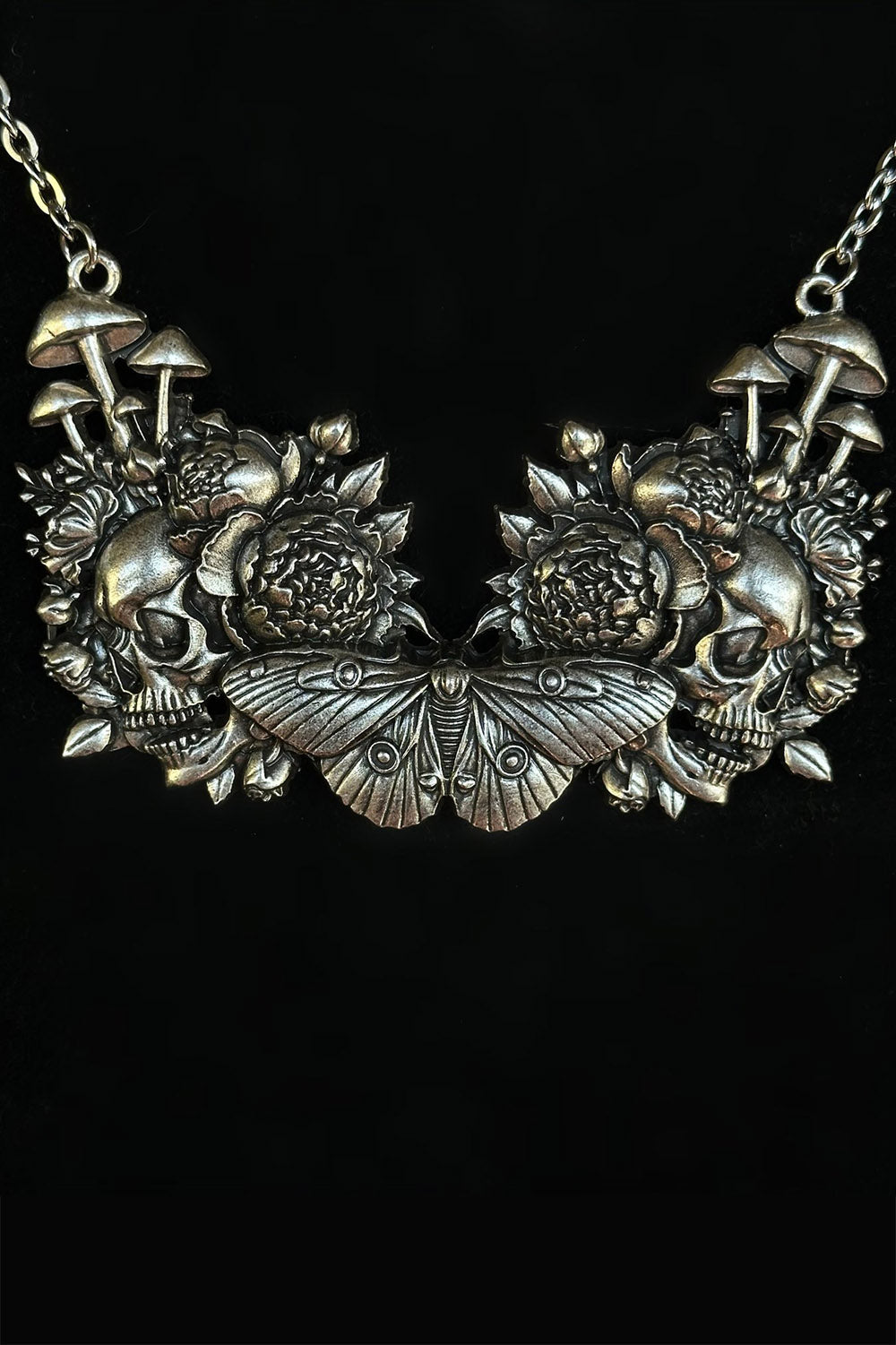 dark cottagecore necklace