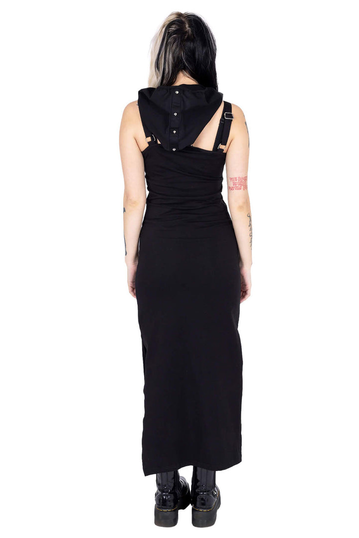 goth dress with slide slits