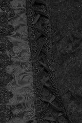 dark lolita ruffled off the shoulder top