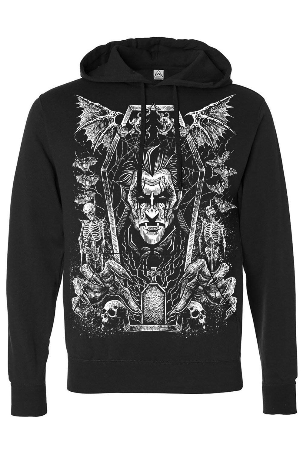 Count Dracula Hoodie [Zipper or Pullover] - mens outerwear - VampireFreaks - VampireFreaks