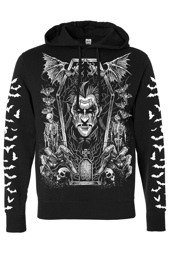 Count Dracula Hoodie [Zipper or Pullover] - mens outerwear - VampireFreaks - VampireFreaks