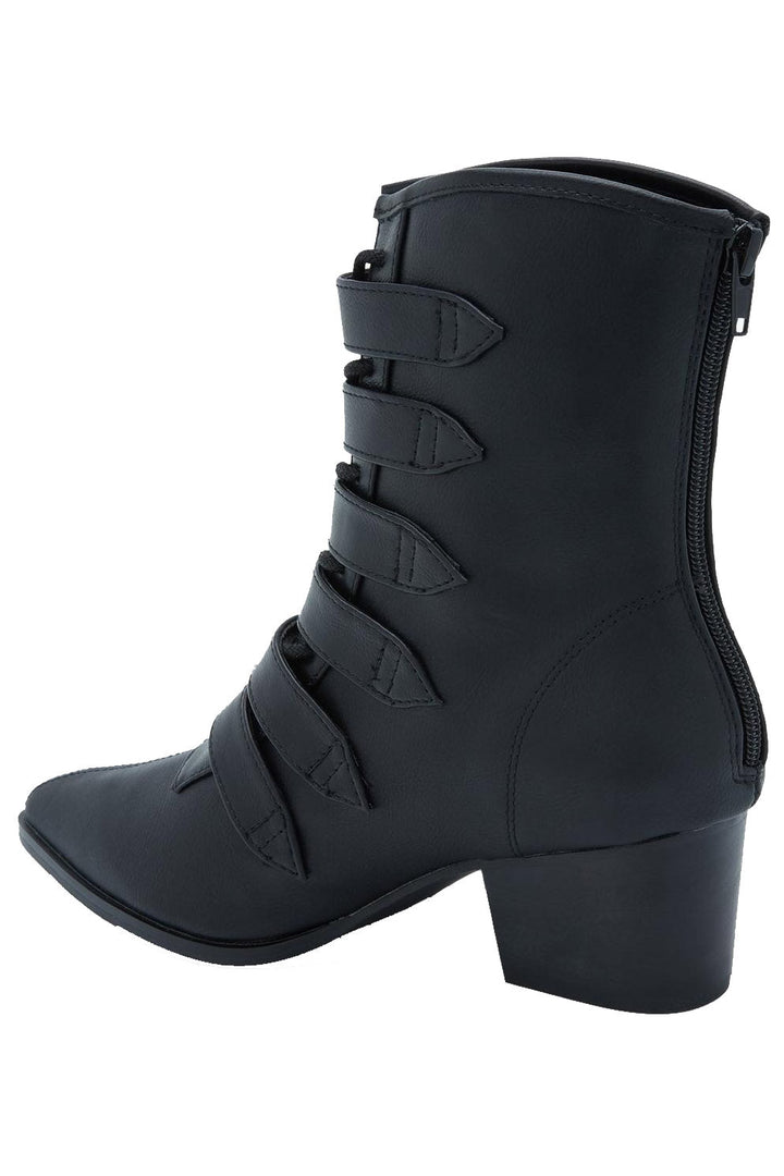 Coven Boots [BLACK] - womens shoes - VampireFreaks - Strangecvlt