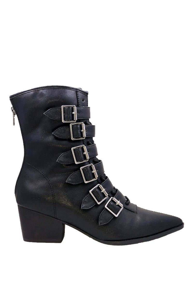 Coven Boots [BLACK] - womens shoes - VampireFreaks - Strangecvlt