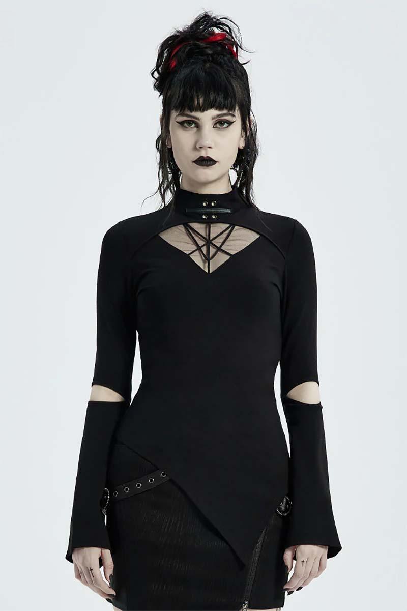 Coven Creature Cutout Top - womens tops - VampireFreaks - Punk Rave